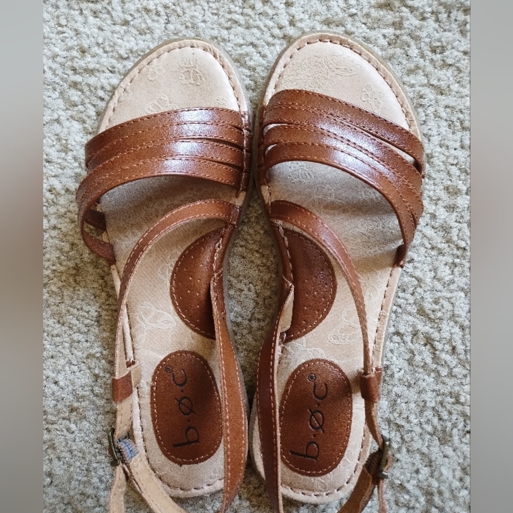 b.o.c. Brown Sandals Size 7